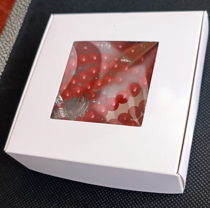 Українське намисто коралі до вишиванки багаторядні червоні