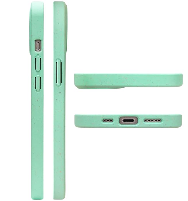 Eco Etui Iphone 14 Plus Magsafe Zielone Obudowa Case Nalia Turkusowe