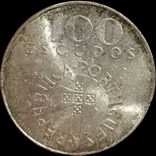 Moeda 100 escudos Revolução dos Cravos - 25 de Abril de 1974