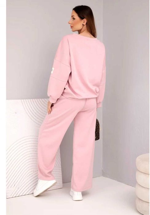 Dres damski pudrowy róż 24899