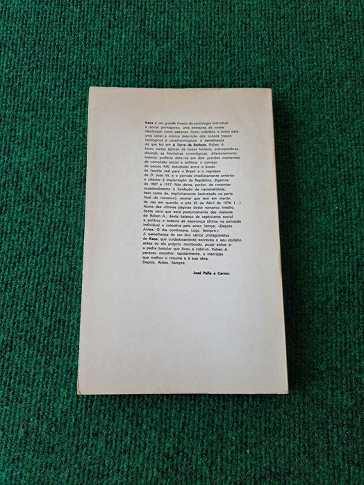 Kaos - Ruben A. (Posfácio de José Palla e Carmo)