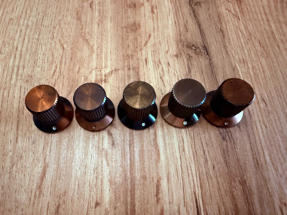 Amplituner Radmor 510X / T / TE Zestaw 5 Gałek Barwy dźwięku ! Brązowe