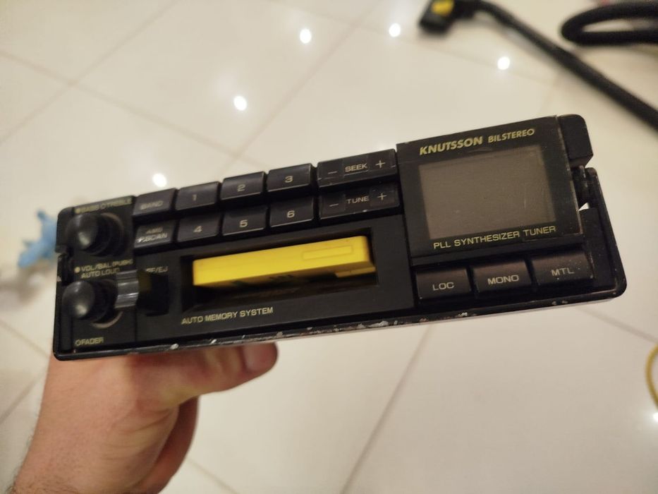 Radio samochodowe Knutsson stare Prl