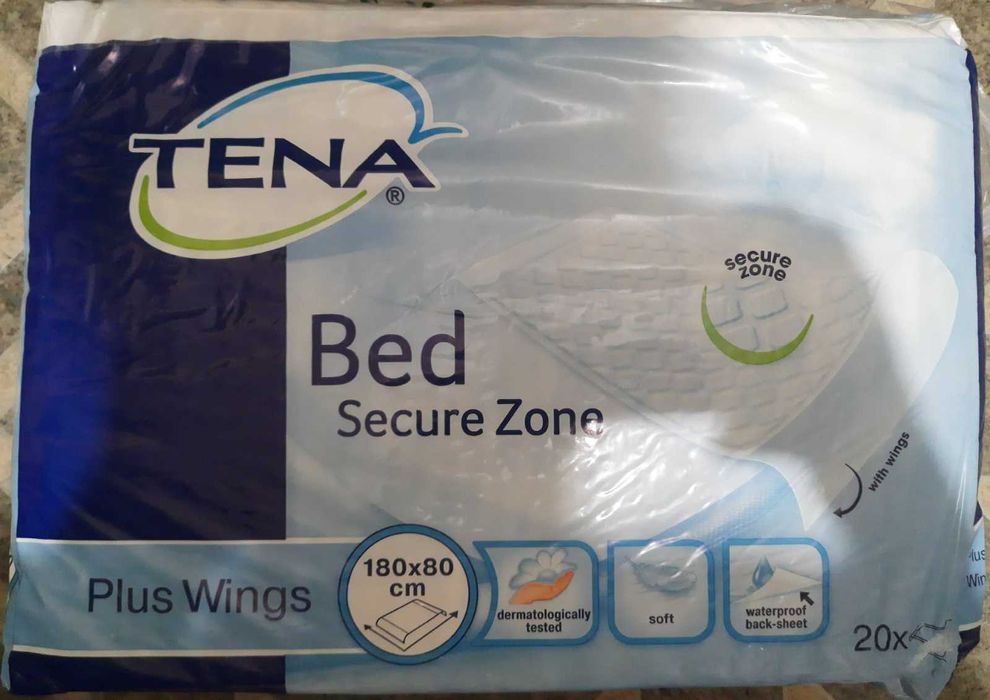 Пелюшки Tena Bed Underpad Normal, Secure Zone Plus