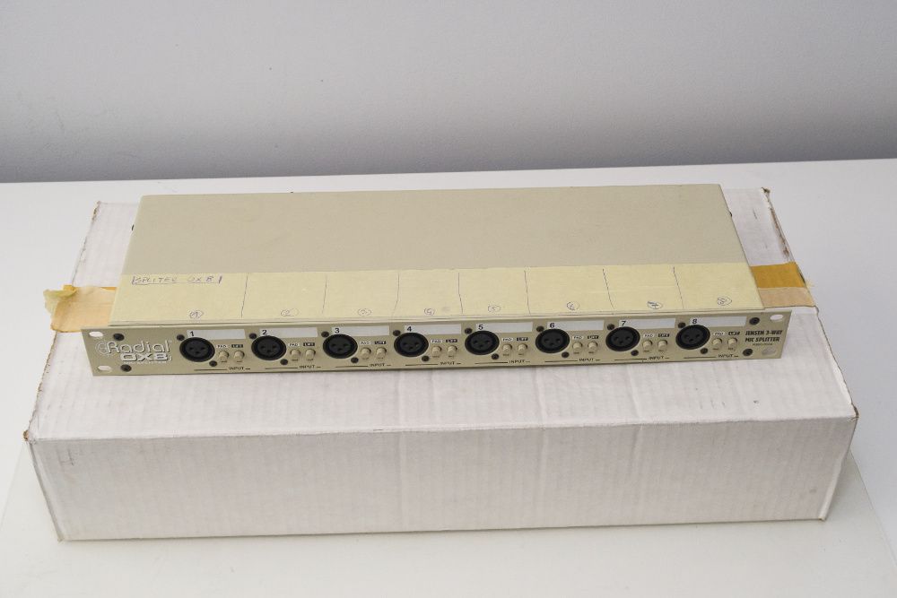 Spliter mikrofonowy Jensen Radial 0X8 , Radial 80x rack Jensen