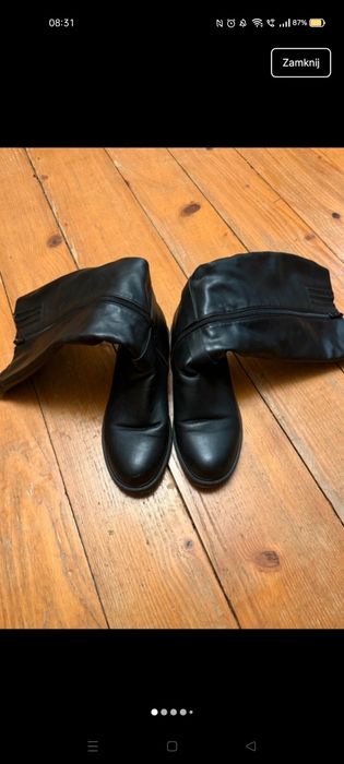 Sliczne zimowe kozaki ccc