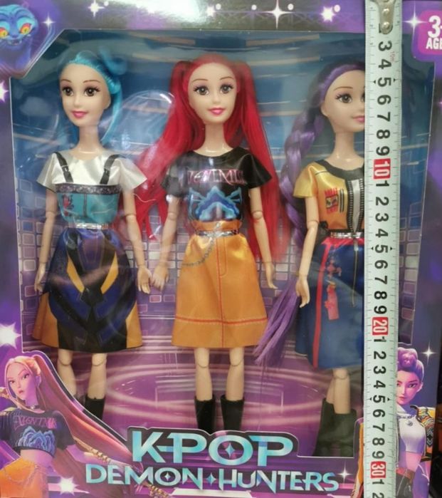 Музичні  ляльки K-Pop Demon Hunters Кейпоп мисливці на демонів 30 см