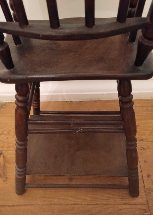 Brinquedo sec. XIX/ XX , para crianças, cadeira para boneca.