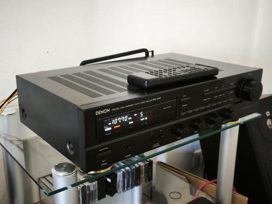 Стерео ресивер Denon DRA-335 ! Пульт  ! Відмінний стан !  Зроблено у Німеччині !