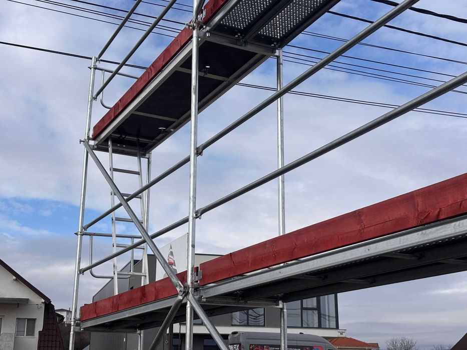 Rusztowanie elewacyjne P70 typu Plettac –  zestaw 72 m2