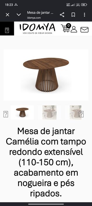 Mesa redonda Idomya