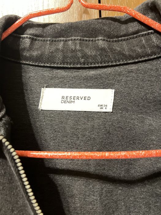 Джинсова чорна сукня Reserved