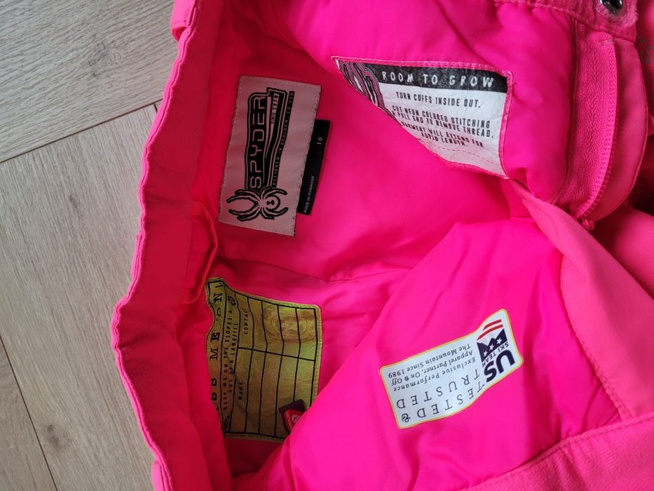 Kombinezon zimowy narciarski Spyder, Pomp de lux 140 cm