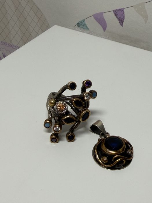 Срібна каблучка кольцо серебрянное