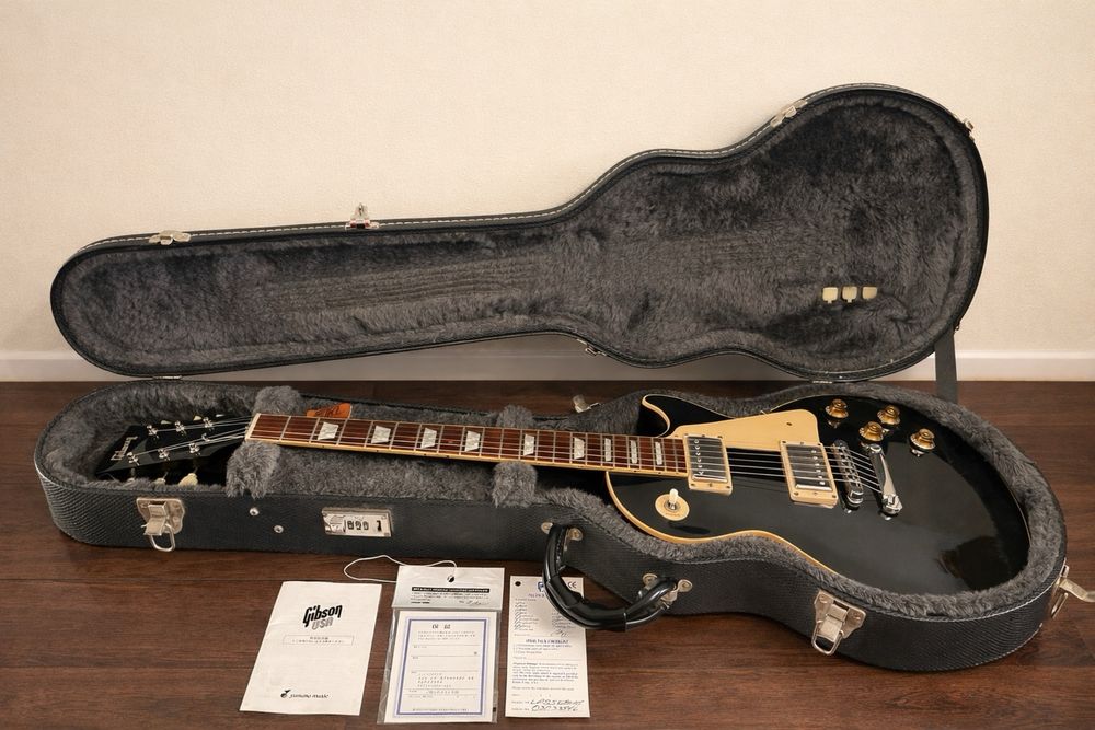 Gibson Les Paul Standard Ebony 2003 USA / Yamano Japan / повністю оригінальна