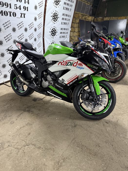 Японський мотоцикл Kawasaki ninja 636 ZX-6R спорт байк 17 тис км!