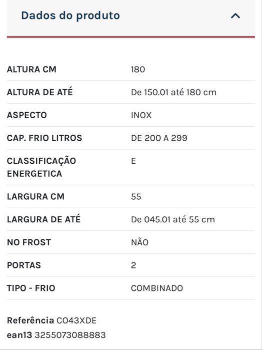 Frigorifico combinado