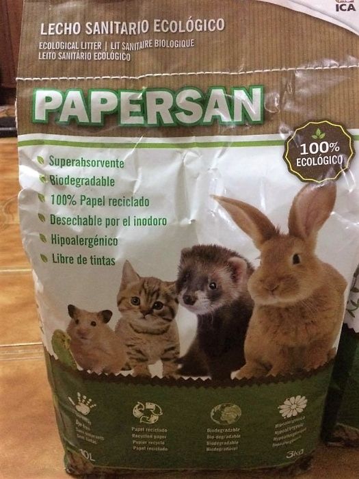 Litter ecológico para Furão, Gato e Roedores, 10 Lt