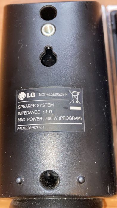 Colunas LG -como novas