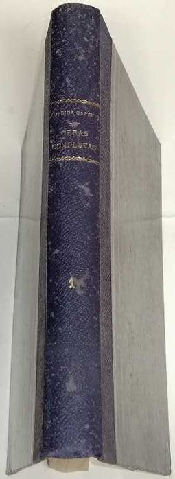 2 volumes Obras Completas de Almeida Garrett 1904
