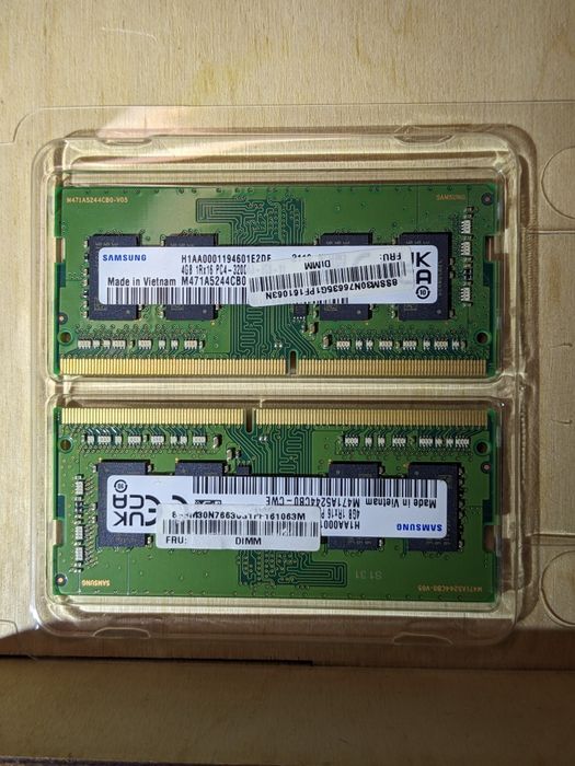 Пам'ять Samsung 4GB SO-DIMM DDR4 3200 MHz