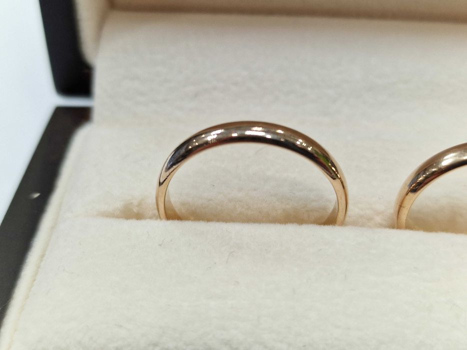 WARMET! Złote obrączki/ komplet/ 583/ 5.57 gram/ R14 / R21