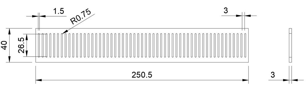 Grzebienie przelewowe do akwarium
