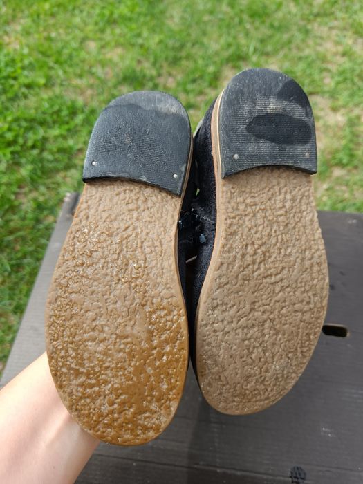 Kozaczki kozaki wiosenne zamszowe 27 wkładka 27cm clic skórzane hiszpa