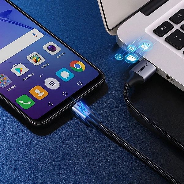 Ugreen kabel przewód USB - micro USB 1m szary (60146)