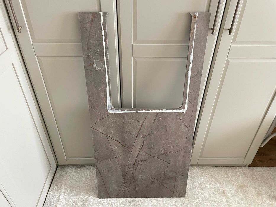 Forner blat HPL marmur złoty 60,5x70cm z demontażu