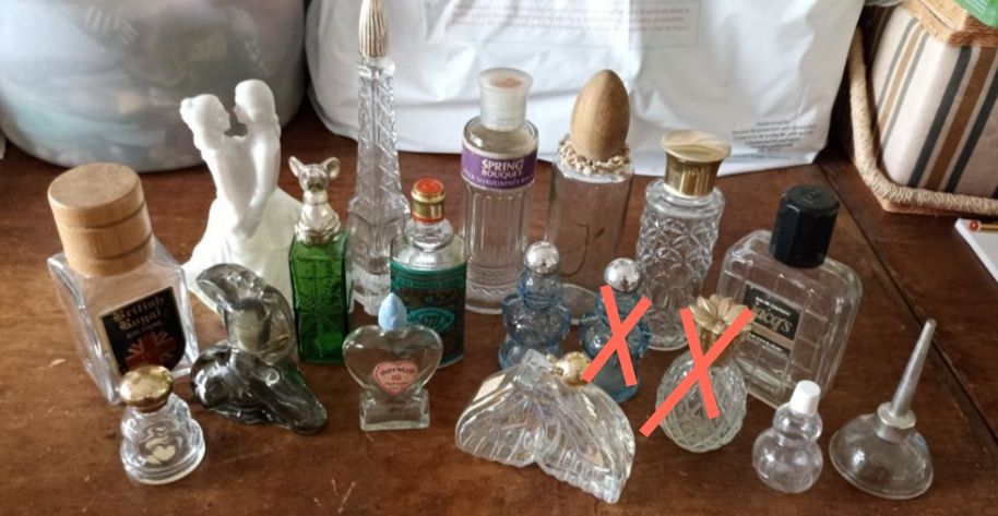 Frascos de perfume antigos