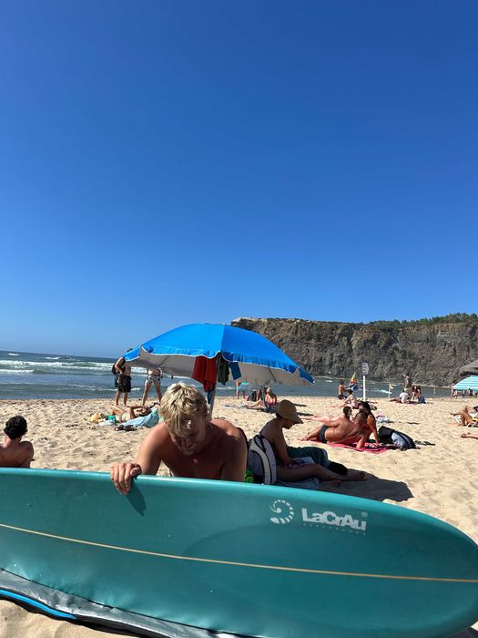 Prancha Longboard 9'1 (NOVA) + Quilha Macho Fins + Capa
