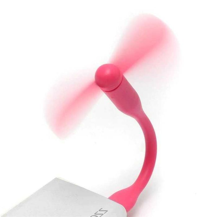 Mini Ventoinha USB Flexível e Silenciosa