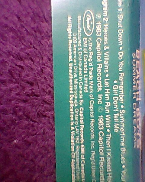 The Beach Boys 2 kasety magnetofonowe Capitol Records,Inc. EMI of Can