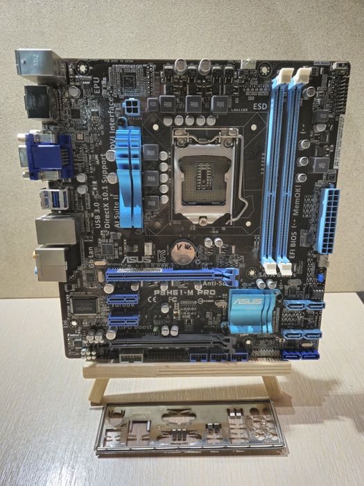 Материнська плата Asus P8H61-M PRO, s1155, 2×PCI-Ex16, Vga/DVI/HDMI