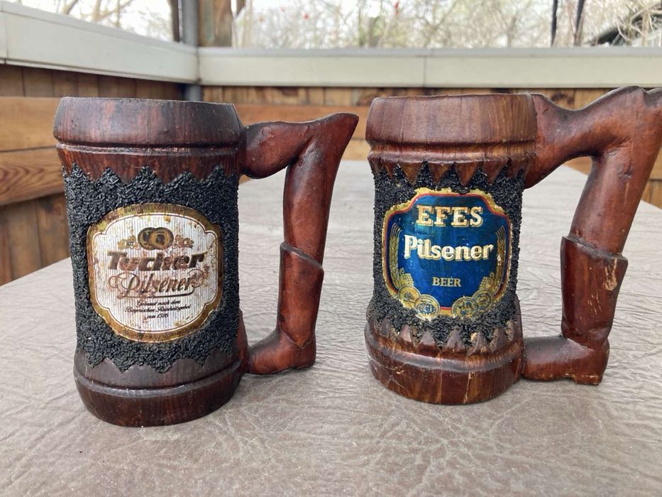 Кухлі деревяні..