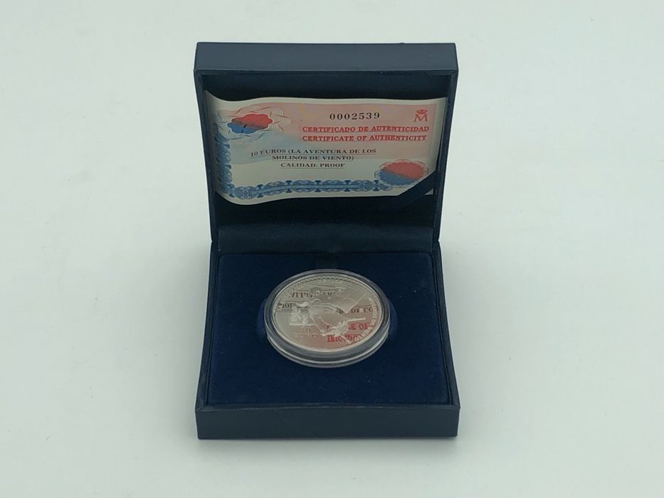 срібна пам’ятна монета 10 євро «Дон Кіхот» Іспанія, 2005 р.