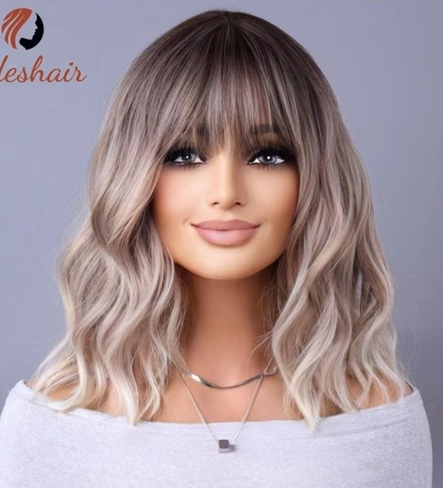 Peruka ombre blond platyna