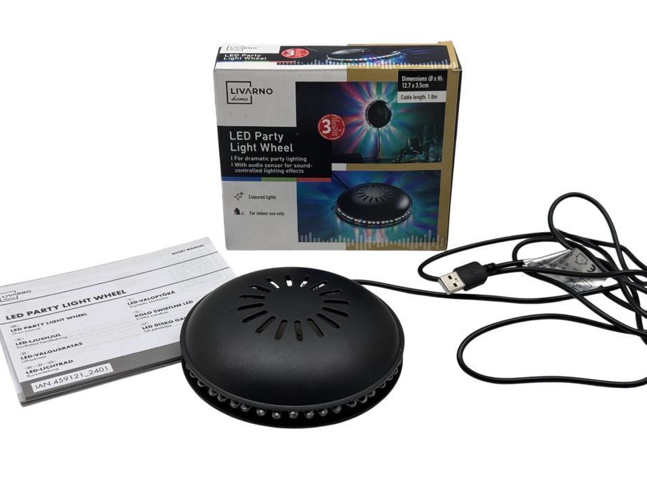 Світлодіодна лампа Livarno Home з реакцією на музику