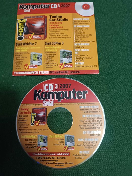 Komputer Świat - Tuning Car Studio / Serif WebPlus 7 / Serif 3DPlus 3