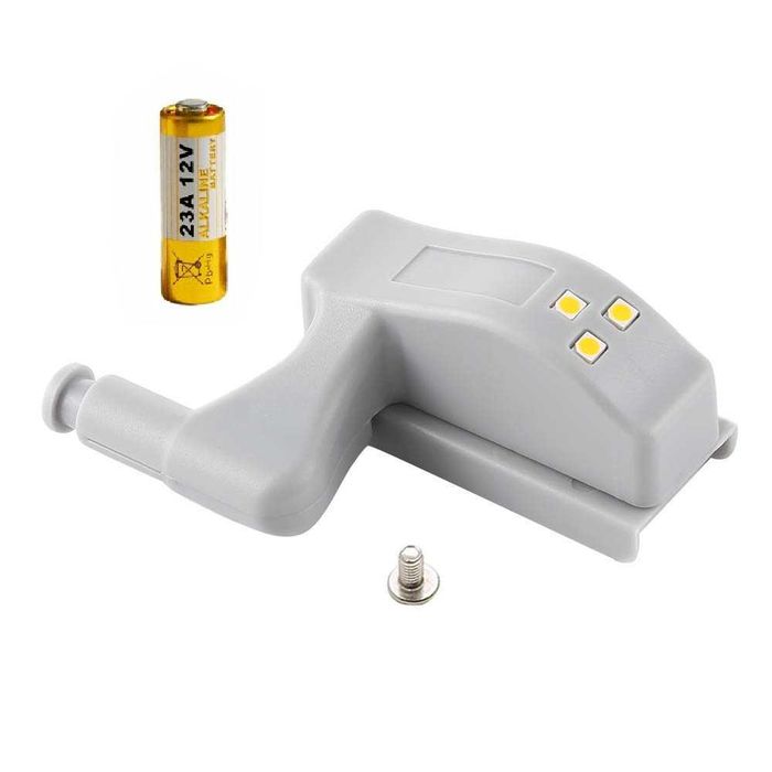 Lampa 3 LED do szafy na zawias oświetlenie garderoby