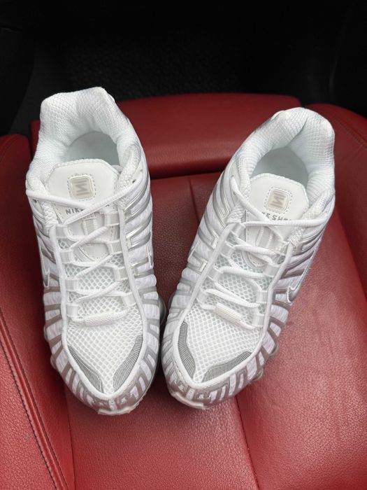 (БЕЗ ПЕРЕДОПЛАТИ) Nike Shox TL Metallic Silver найк шокс сріблясті
