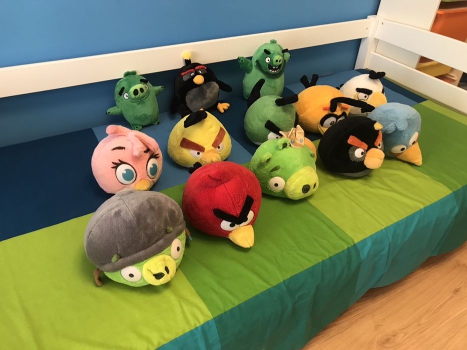 Angry birds - coleção completa peluches Continente