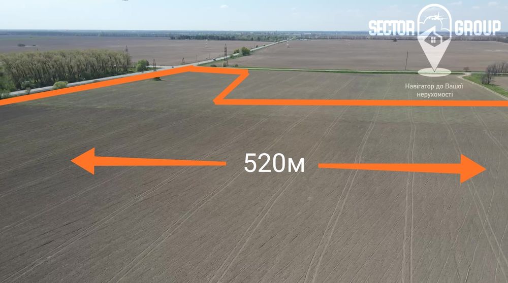 Від 1 га Землі промисловості на фасаді окружної, можна частинами.