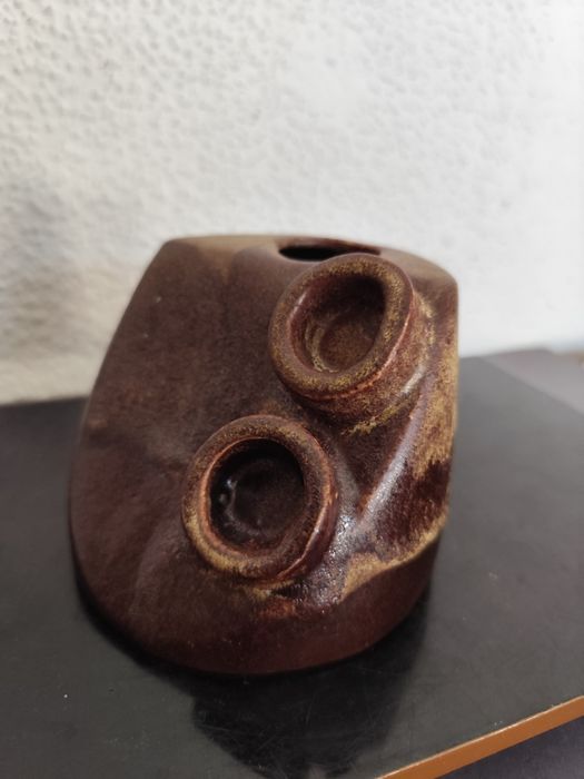 Wazon ceramika brutalizm vintage retro prl space age