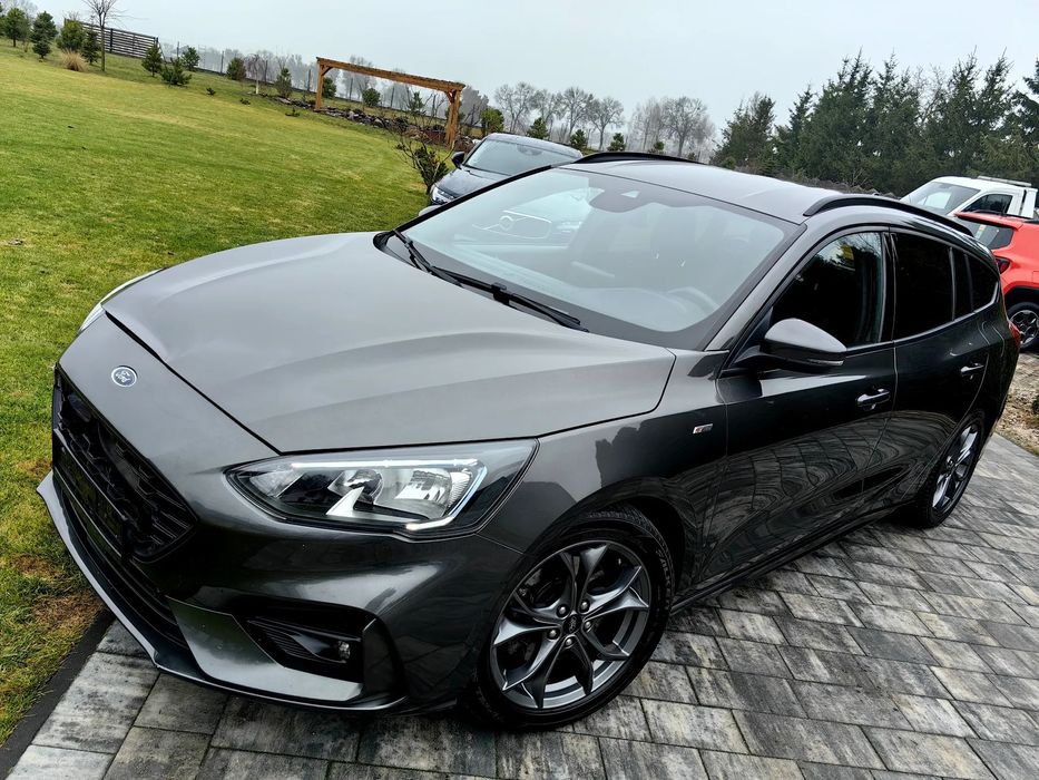 Ford Focus 1.5 diesel 120KM automat ST-LINE szary SERWISOWANY lekko uszkodzonyDE