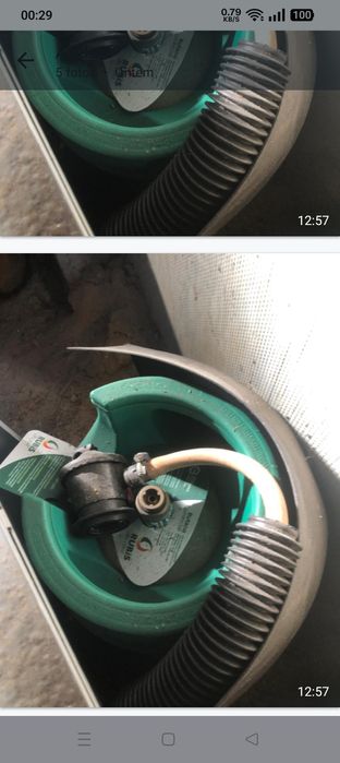 Aquecedor a gás com bilha