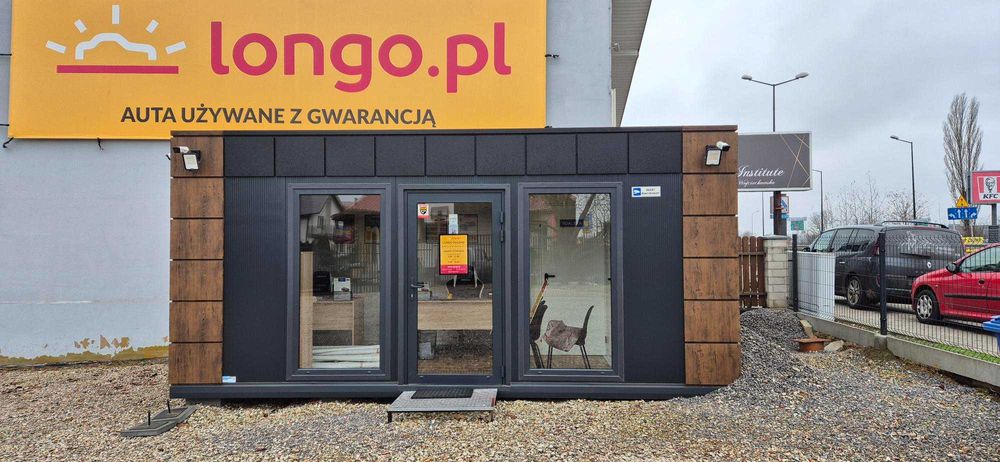 Sprzedam kontener pawilon handlowy usługowy 3x6m meble/wc/klimatyzacja