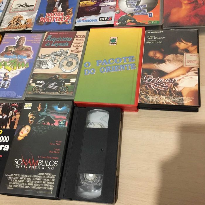 Lote de 23 cassetes VHS originais