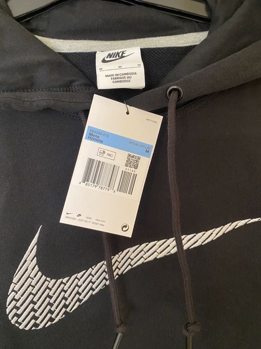 Sweatshirt preta nike NOVA